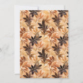 Rustiek Laten we verzamelen Thanksgiving Diner Kaart (Achterkant)