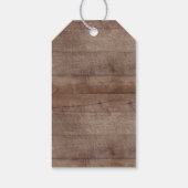 Rustiek Lavendel Bloemen Baby shower Favor Cadeau Cadeaulabel (Achterkant)