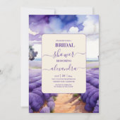 Rustiek Lavendel Vrijgezellenfeest Kaart (Voorkant)