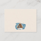 Rustiek Leuk Klein Visser Luier Raffle Kaart (Achterkant)