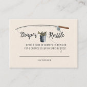 Rustiek Leuk Klein Visser Luier Raffle Kaart (Voorkant)