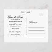 rustiek Lijst | Het Briefkaart Datum opslaan (Achterkant)