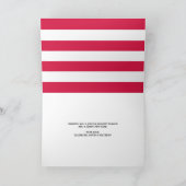 Rustiek Lijst | het Gevouwen Wenskaart van de Feestdagen Kaart (Binnen)