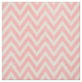 Rustiek linnen beige en roze chevron stof (Swatch)