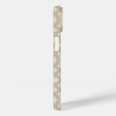 Rustiek Linnen Beige en Taupe Trellis Case-Mate iPhone Case (Achterkant / Rechts)