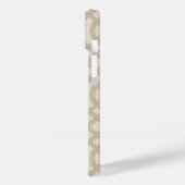 Rustiek Linnen Beige en Taupe Trellis Case-Mate iPhone Case (Achterkant / Links)