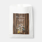 Rustiek Magische Storybooks Baby shower Bedankzakje (Voorkant)