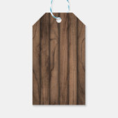 Rustiek Magische Storybooks Baby shower Cadeaulabel (Achterkant)