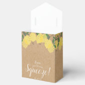 Rustiek Main Squeeze Lemons Vrijgezellenfeest Bedankdoosjes (Geopend)