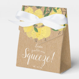 Rustiek Main Squeeze Lemons Vrijgezellenfeest Bedankdoosjes