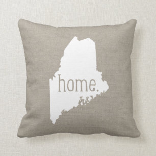 Rustiek Maine Home State Sierkussen