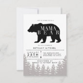 Rustiek Mama Beer | Baby shower uitnodigen Kaart (Voorkant)