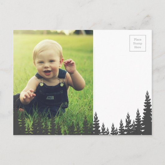 Rustiek Mama Beer | BABY SHOWER Uitnodiging Briefkaart (Achterkant)