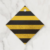 Rustiek Mama naar Bee Baby shower Bedankjes Labels (Achterkant)