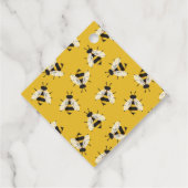 Rustiek Mama naar Bee Baby shower Bedankjes Labels (Achterkant)