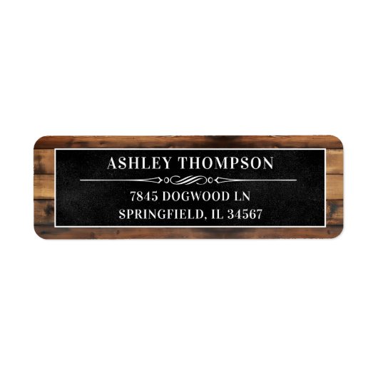 Rustiek Man Myth Legend 90 Verjaardag Retour Adres Etiket (Voorkant)