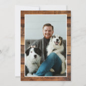 Rustiek Man Myth Legend Foto 50e verjaardag Kaart (Achterkant)