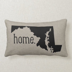 Rustiek Maryland Home State Sierkussen Kussen