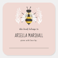 Rustiek Meisje Baby Bee Baby Custom Boek Bord