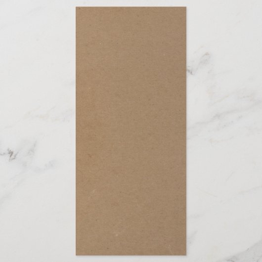 Rustiek menu voor bruiloft of andere speciale gele (Achterkant)