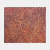 Rustiek metaal: getextureerde oppervlakte. fleece deken (Voorkant (Horizontaal))