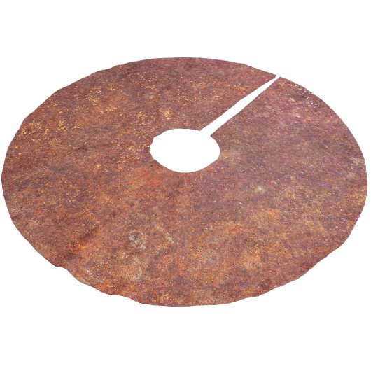 Rustiek metaal: getextureerde oppervlakte. kerstboom rok (Gekanteld)