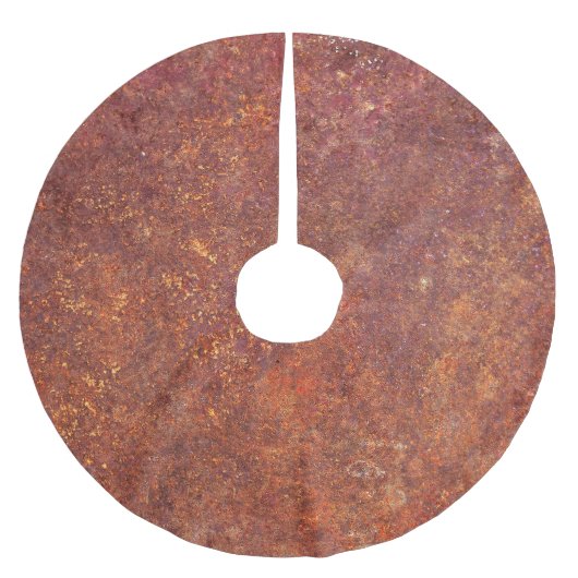 Rustiek metaal: getextureerde oppervlakte. kerstboom rok (Voorkant)