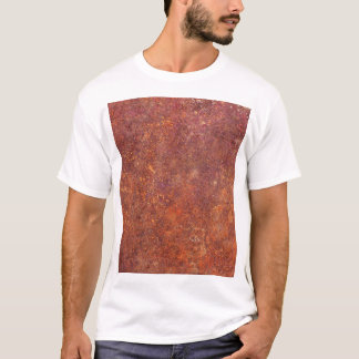 Rustiek metaal: getextureerde oppervlakte. t-shirt