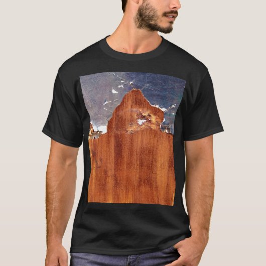 Rustiek metaal: ijzeren textuur. t-shirt (Voorkant)