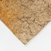 Rustiek metaal: Zware getextureerde achtergrond Fleece Deken (Hoek)