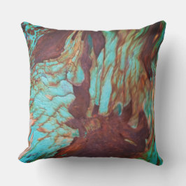 Rustiek Metallic Roest Paint Effect. Industriële K Buitenkussen