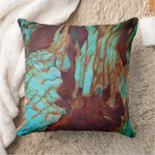 Rustiek Metallic Roest Paint Effect. Industriële K Kussen (Deken)