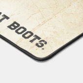 Rustiek Mijn hart draagt gevechtslaarzen Militair  Bureaumat (Hoek)