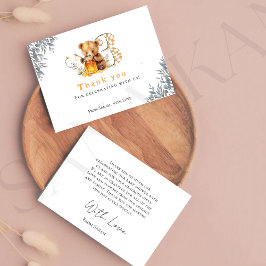 Rustiek Minimal beer honing 3e verjaardag bedankt