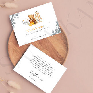 Rustiek Minimal beer honing 4e verjaardag bedankt