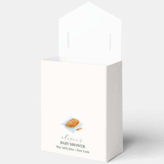 Rustiek modern bakbroodje in het Baby shower van d Bedankdoosjes (Open)