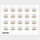 Rustiek Modern BBQ Zonnebloem Baby shower Ronde Sticker (Vel)