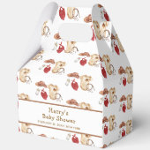 Rustiek Modern Boho Western Cowboy Baby shower Bedankdoosjes (Voorkant)