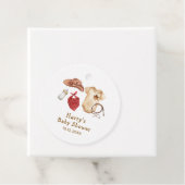 Rustiek Modern Boho Western Cowboy Baby shower Bedankjes Labels (In situ)