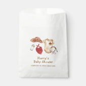 Rustiek Modern Boho Western Cowboy Baby shower Bedankzakje (Voorkant)