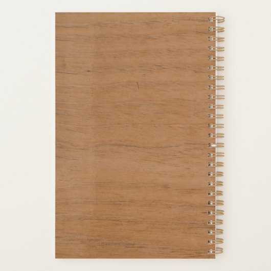 Rustiek Modern Business Logo Bar Lounge Restaurant Planner (Achterkant)