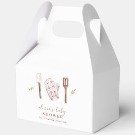 Rustiek Modern Chef Keuken Spul Baby shower Bedankdoosjes