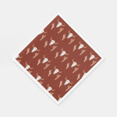 Rustiek Modern Cowboy Cactus Beer Boy Baby shower Servet (Hoek)