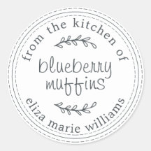 Rustiek Modern Gebakken Goederen Blueberry Muffins
