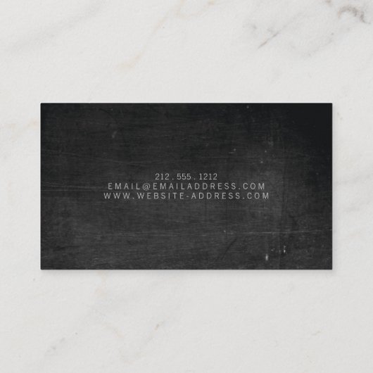 Rustiek Modern Handyman, Bouwer Visitekaartje (Achterkant)