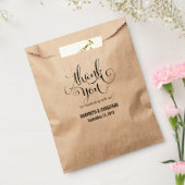 Rustiek Modern We Do Script Wedding Favor Bag Bedankzakje (Gezegeld)