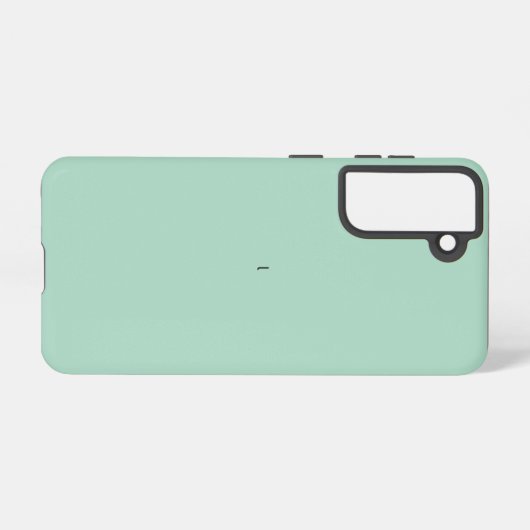 Rustiek Monogram Blauw Blauwgroen Samsung Galaxy Hoesje (Achterkant horizontaal)