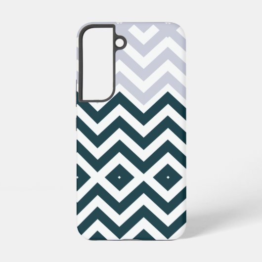 Rustiek Monogram Groovy Chic Samsung Galaxy Hoesje (Achterkant)
