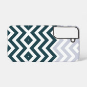 Rustiek Monogram Groovy Chic Samsung Galaxy Hoesje (Achterkant horizontaal)