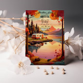 Rustiek Mountain Wildflower Boho Vrijgezellenfeest Kaart